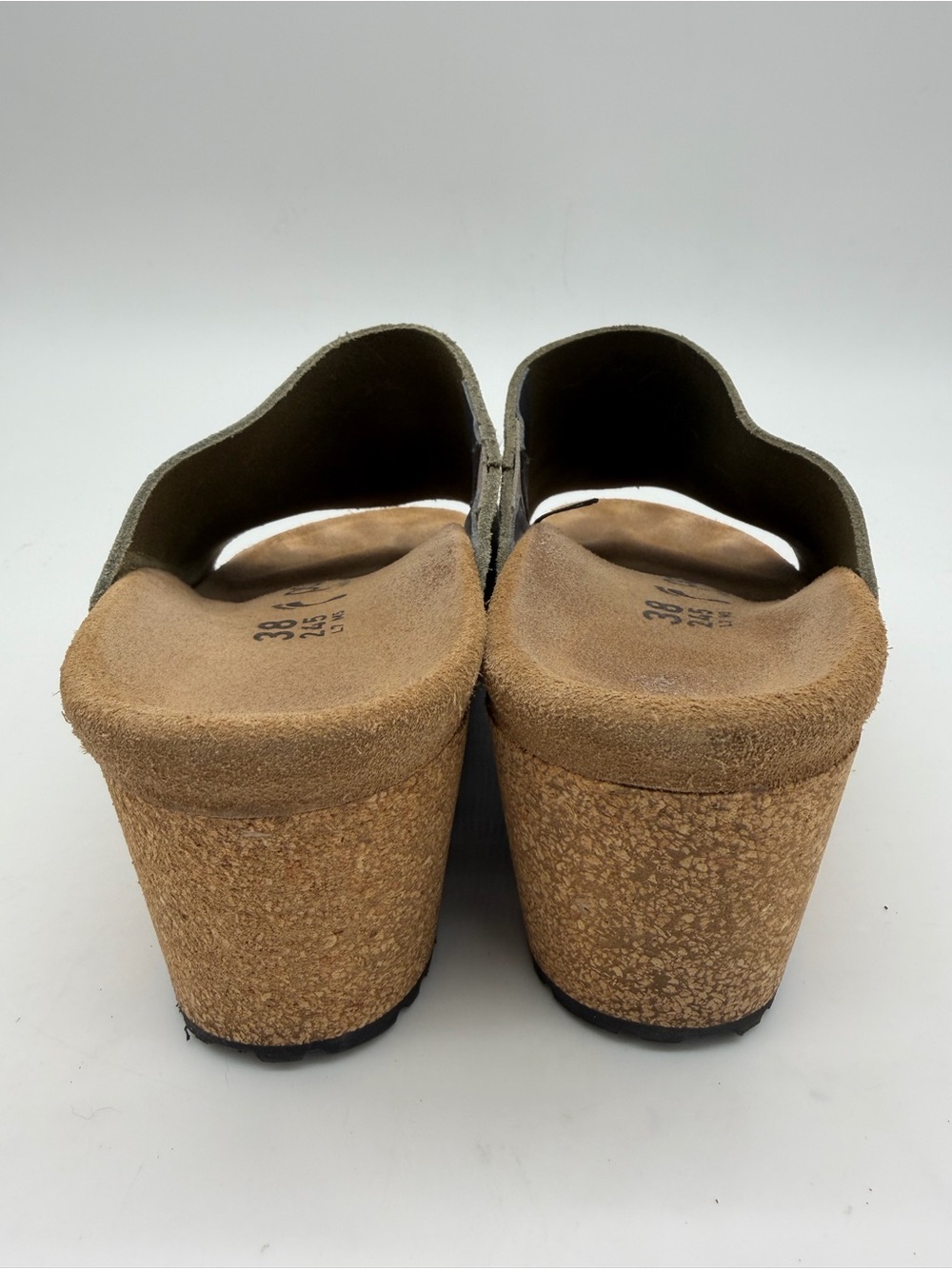 Papillio Birkenstock Namica Metallic Sand Gold Size 7 Wedges - Picture 5 of 9